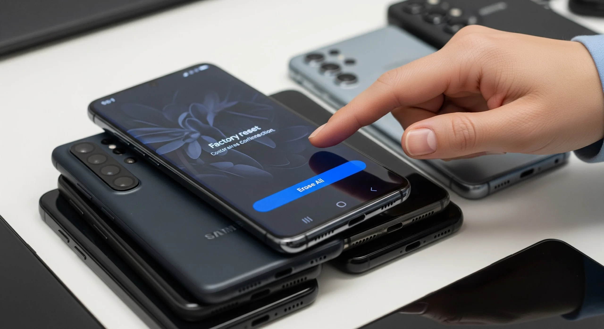 How to factory reset sansung mobile phones