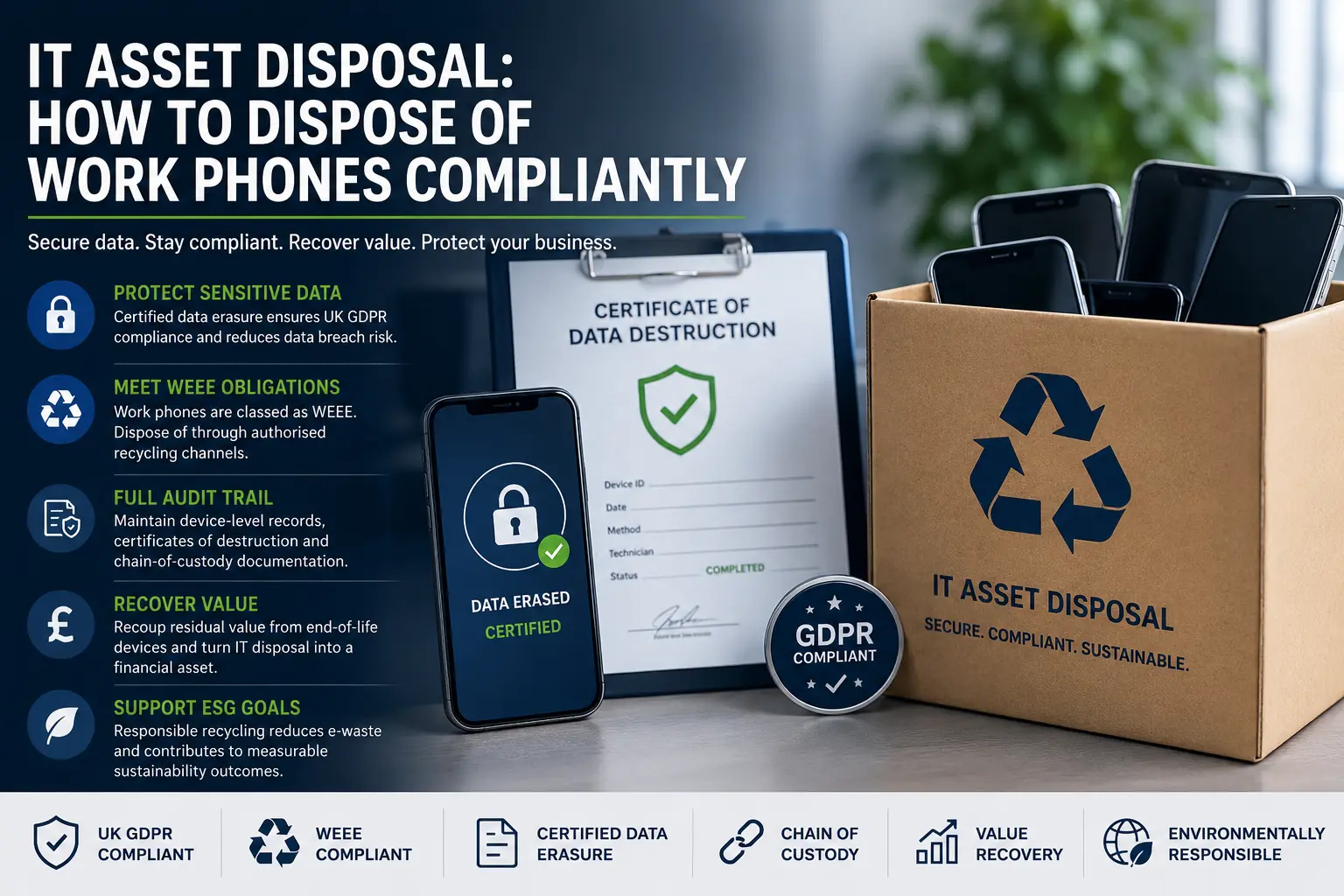 IT asset disposal: secure and sustainable